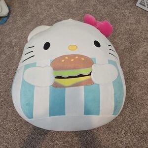 Costco Exclusive Hello Kitty Squishmallow Hamburger